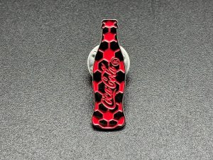 Coca-Cola / Flat Contour Bottle / UEFA Euro 2008 / Pin Image