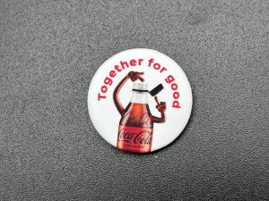 Coca-Cola / Together For Good / Button Pin Image