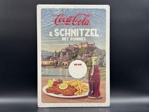 Coca-Cola / Metal Sign / Schnitzel Mit Pommes / Salzburg Castle Image