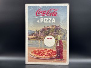 Coca-Cola / Metal Sign / Pizza / Salzburg Castle Image