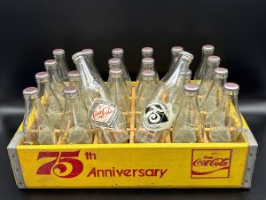 Coca-Cola / Wood Crate / Yellow / 75th Anniversary / Birmingham Image