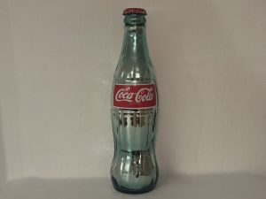Coca-Cola / XXL Glass Bottle / Electroplated Image