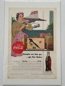 Coca-Cola / People On The Go...Go For Coke / Magazine Ad / NGM Image