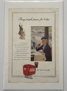 Coca-Cola / Busy People Pause For Coke / Magazine Ad / NGM Image