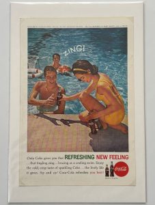Coca-Cola / ...A Cooling Swim / Magazine Ad / NGM Image