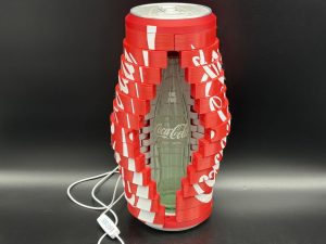 Coca-Cola / 3D Printed Coca-Cola Bottle Display With LED Image