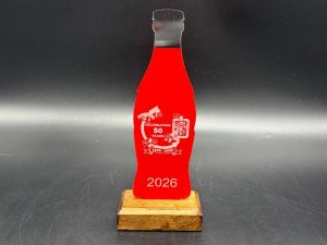 Coca-Cola / Celebrating 50 Years 1976-2026 / Acryl Display Image