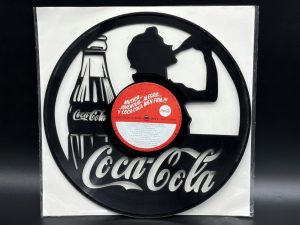 Coca-Cola / Vinyl Picture / Silhouette Girl Image