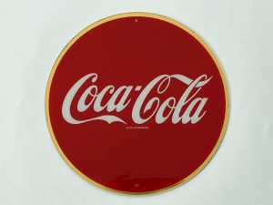Coca-Cola / 29 / Glass Sign Image