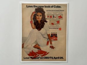 Coca-Cola / Raquel Welch / Magazine Ad Image