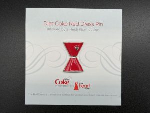 Diet Coke / Red Dress / Pin Image