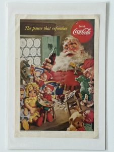 Coca-Cola / Santa...The Pause That Refreshes / Magazine Ad / NGM Image