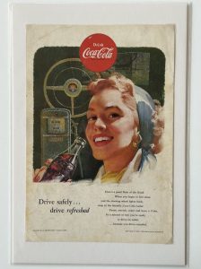 Coca-Cola / Drive Safely...Drive Refreshed / Magazine Ad / NGM Image