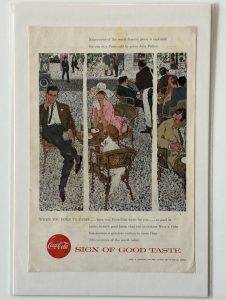 Coca-Cola / When You Come To Paris / Magazine Ad / NGM Image