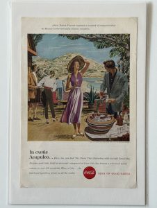 Coca-Cola / In Exotic Acapulco / Magazine Ad / NGM Image
