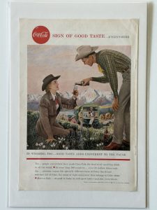 Coca-Cola / In Wyoming / Magazine Ad / NGM Image