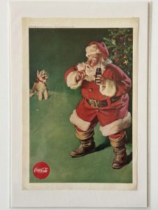 Coca-Cola / Santa...And Dog / Magazine Ad / NGM Image