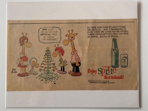 Sprite / Mort Walker / Giraffe Family Comic / #4 / Newspaper Ad Image
