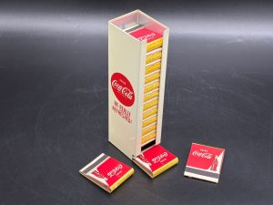 Coca-Cola / Matchbook Holder Metal / Original Matchbooks Image