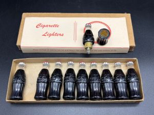 Coca-Cola / Miniature Bottle Lighter / Box Set Of 10 Image