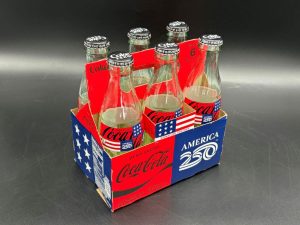 Coca-Cola Zero / 6 Pack Cardboard Carrier / America 250 Image