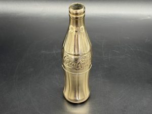 Coca-Cola / Decorative Brass Contour Bottle Image