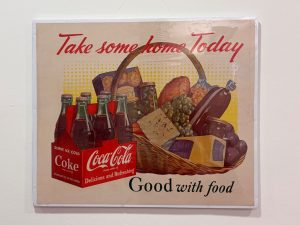 Coca-Cola / Take Some Home Today / Good With Food / Paper Ad Image