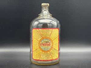 Coca-Cola / One Gallon Syrup / Glass Bottle / 1930s Image