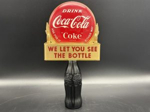 Coca-Cola / Plastic Bottle Topper With Display Bottle Image